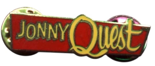 VINTAGE COMICO JOHNNY QUEST LOGO PIN (1987)