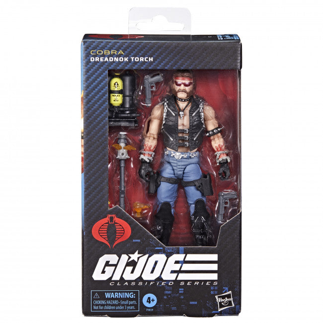 GI JOE CLASSIFIED SERIES #123 COBRA DREADNOK TORCH AF