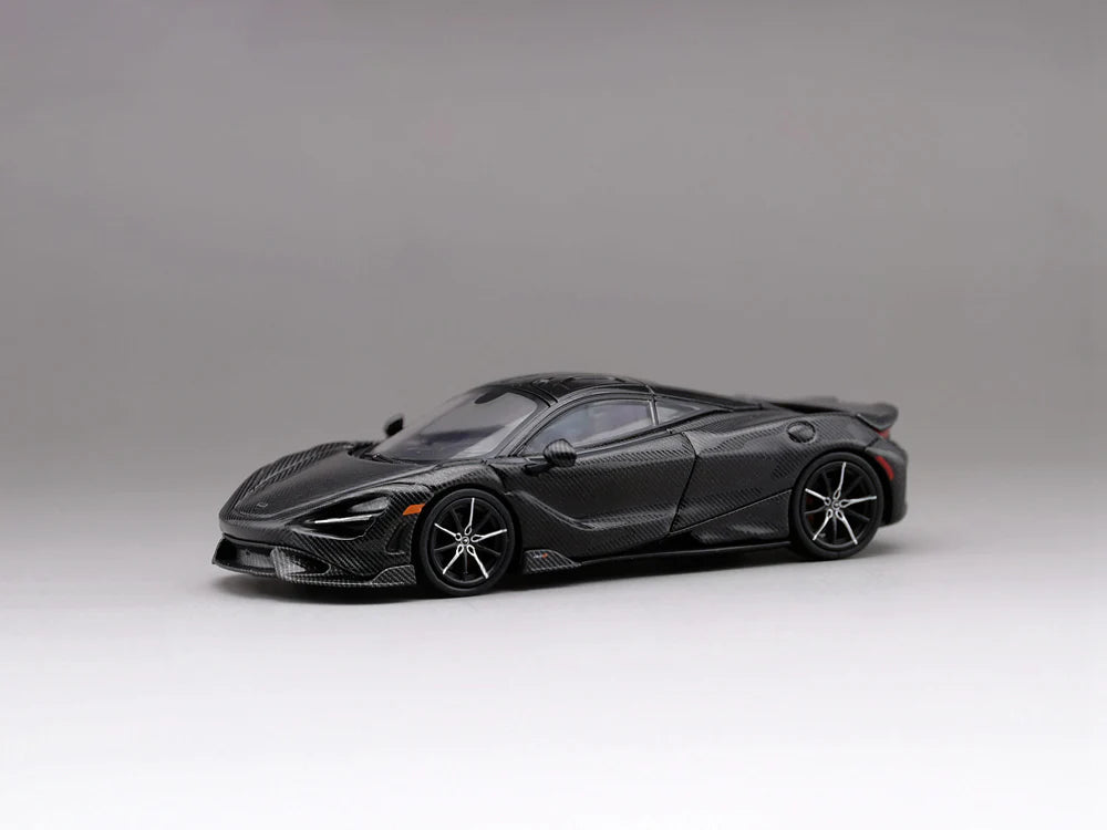 CM MODEL 1/64 MCLAREN 765LT CARBON BLACK