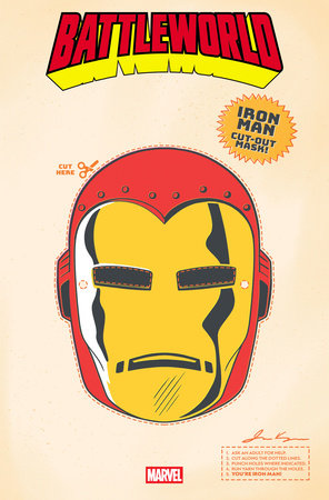 BATTLEWORLD (2025) #1 RETRO HALLOWEEN MASK VAR