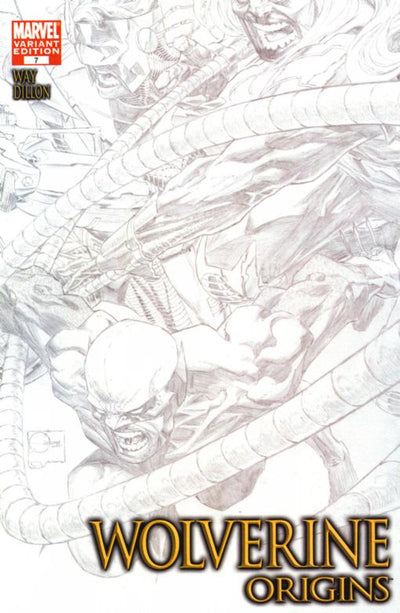 WOLVERINE ORIGINS (2006) #7 QUESADA SKETCH VAR