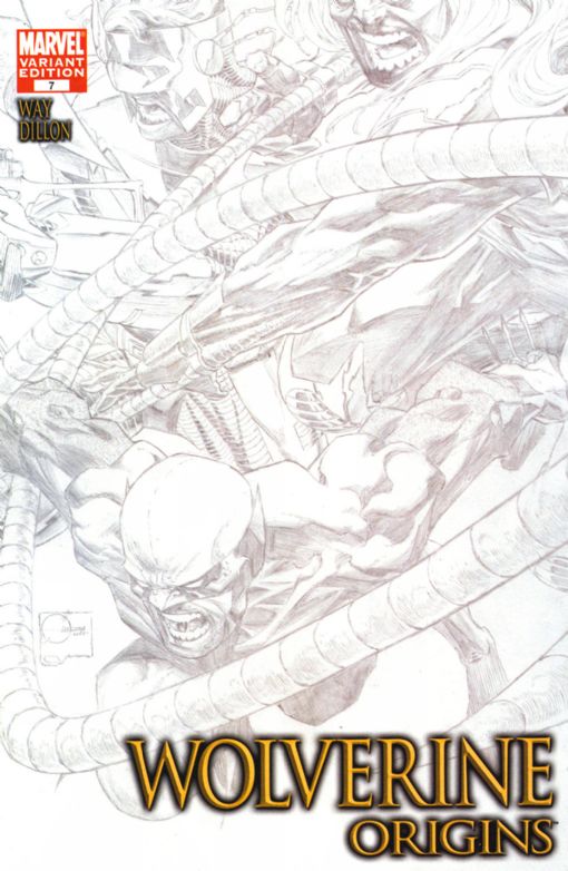 WOLVERINE ORIGINS (2006) #7 QUESADA SKETCH VAR