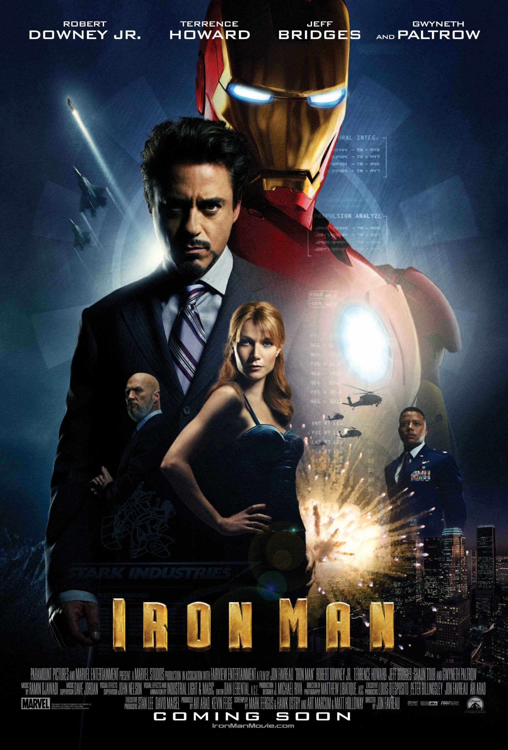 RARE VINTAGE IRON MAN VINYL CINEMA BANNER (2008)