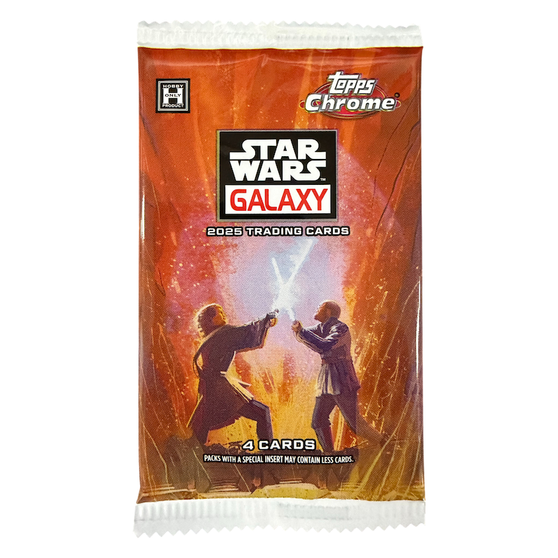 2025 TOPPS CHROME STAR WARS GALAXY HOBBY PACK