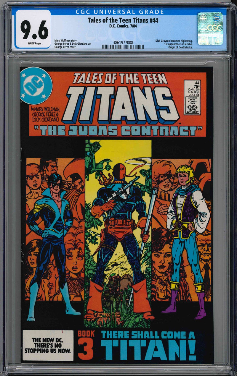 TALES OF THE TEEN TITANS (1980) #44 CGC 9.6 - KEY ISSUE