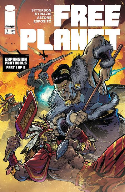FREE PLANET (2025) #7 CVR B ILIAS KYRIAZIS & VITTORIO ASTONE VAR