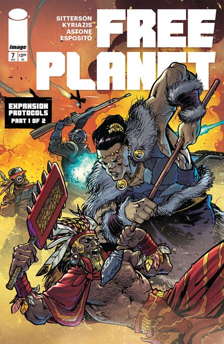 FREE PLANET (2025) #7 CVR B ILIAS KYRIAZIS & VITTORIO ASTONE VAR