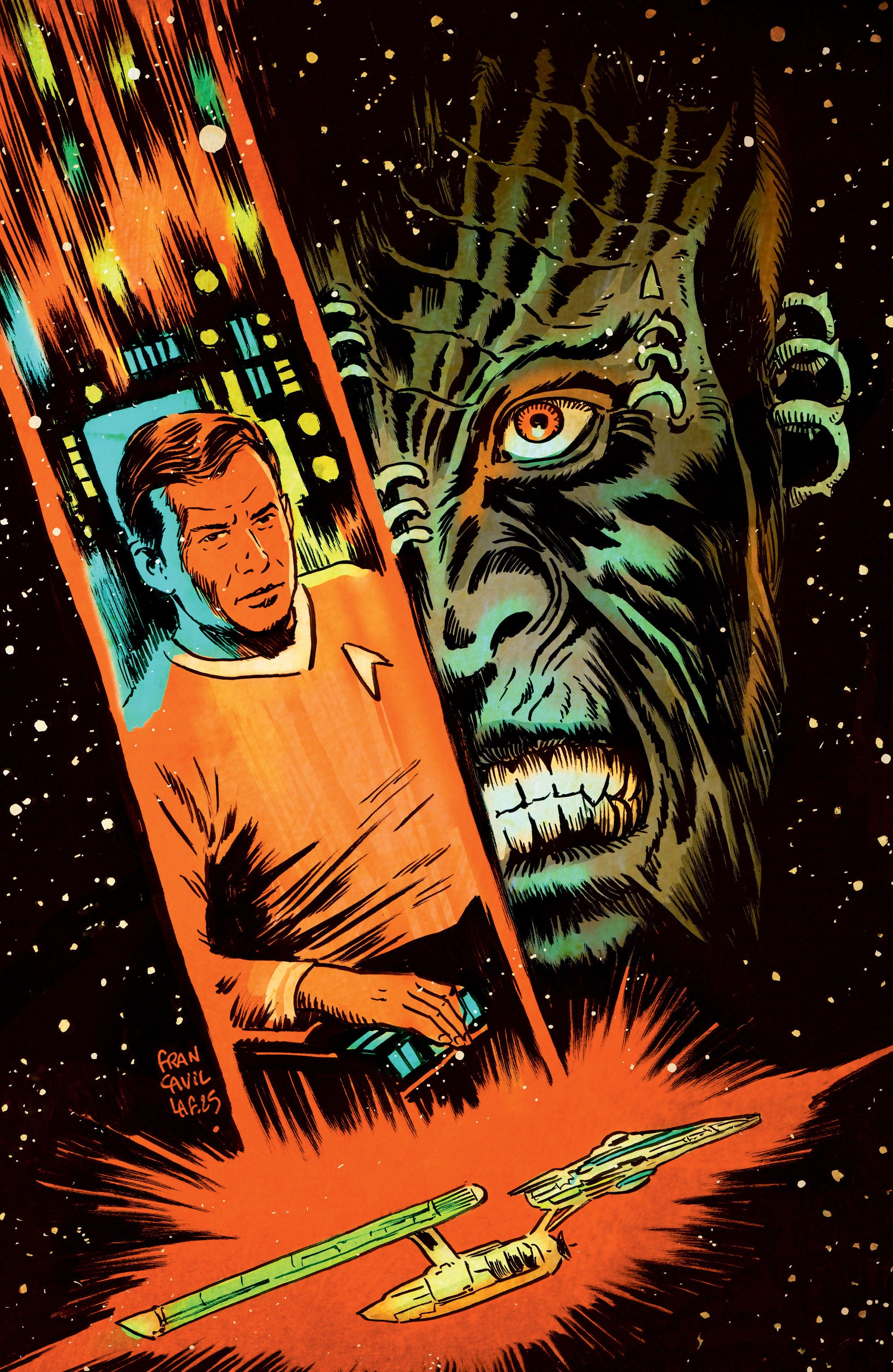 STAR TREK THE LAST STARSHIP (2025) #3 CVR C 15 COPY FRANCAVILLA INCV VAR
