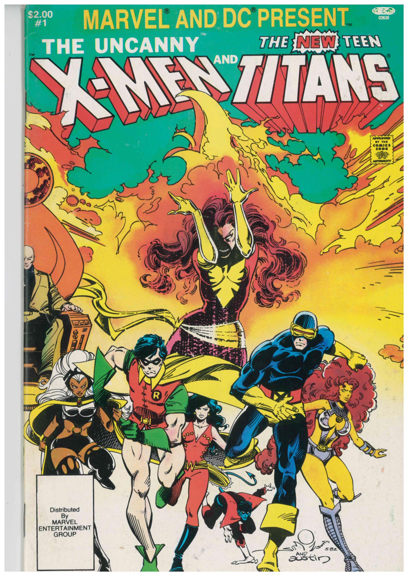 MARVEL AND DC PRESENT UNCANNY X-MEN AND NEW TEEN TITANS (1982) - FIRST PRINTING (VG/FN)