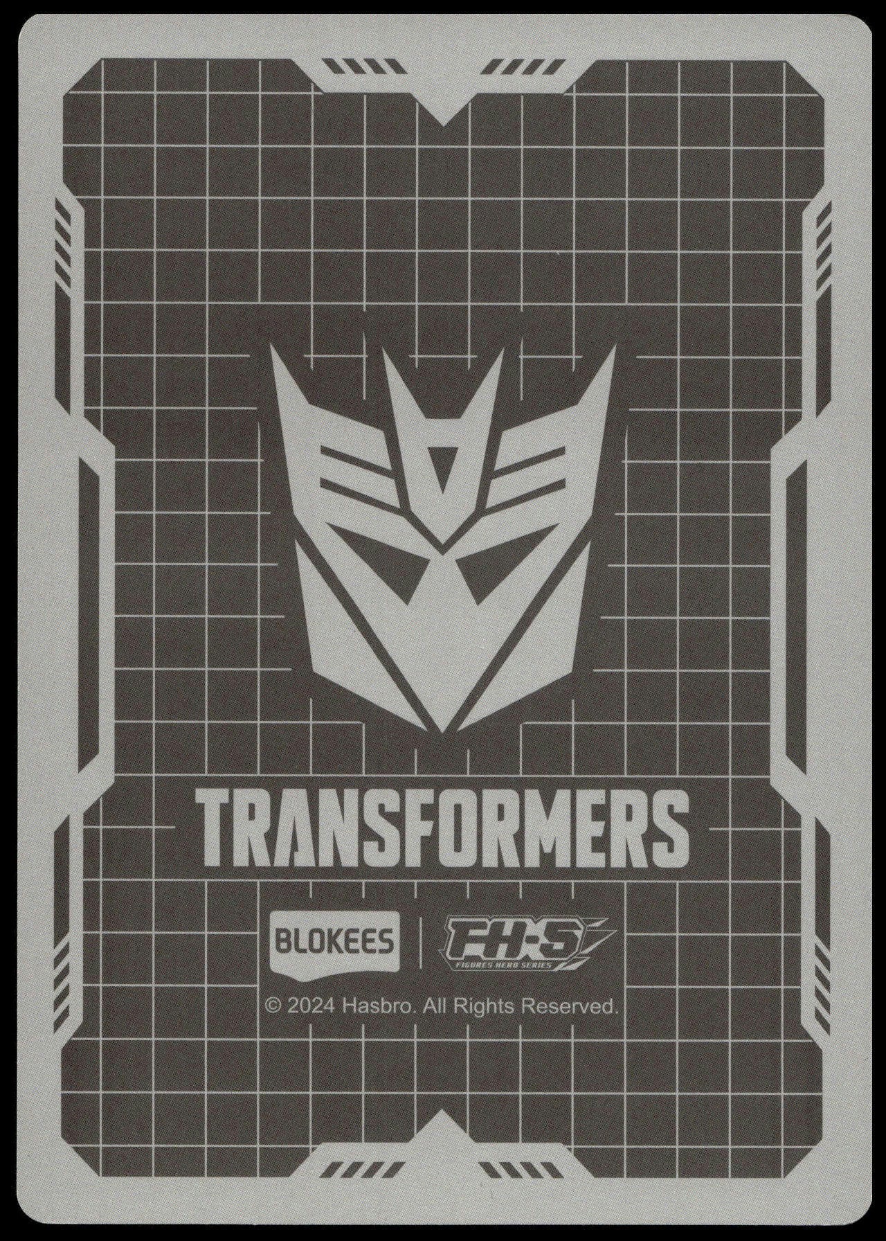 BLOKEES TRANSFORMERS MEGATRON SILVER COLLECTOR CARD