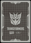 BLOKEES TRANSFORMERS MEGATRON SILVER COLLECTOR CARD