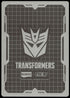BLOKEES TRANSFORMERS MEGATRON SILVER COLLECTOR CARD