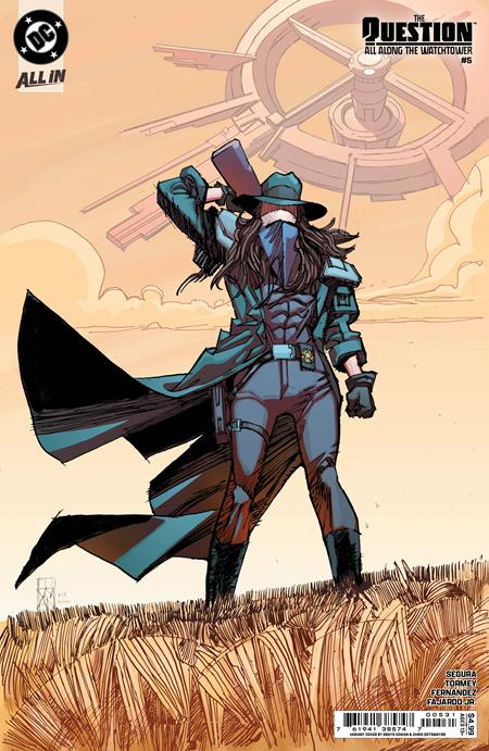 QUESTION ALL ALONG THE WATCHTOWER (2024) #5 CVR C DENYS COWAN CARD STOCK VAR