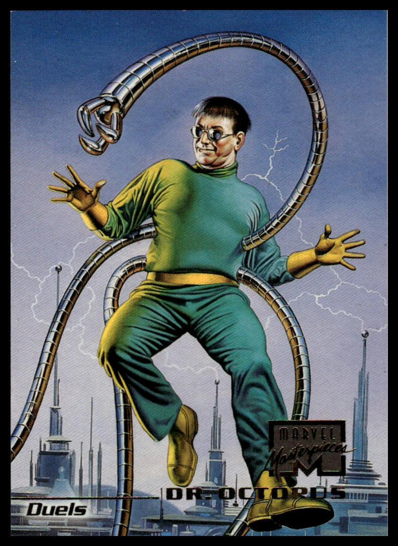 1996 FLEER SKYBOX MARVEL MASTERPIECES #65 DR. OCTOPUS DUELS
