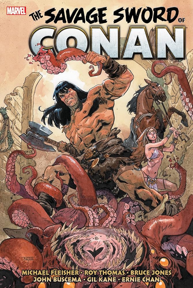 SAVAGE SWORD OF CONAN THE ORIGINAL MARVEL YEARS OMNIBUS HC VOL 05 ASRAR CVR