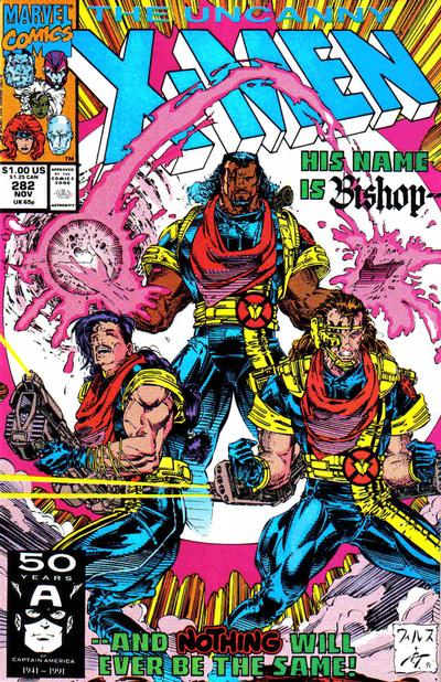 UNCANNY X-MEN (1963) #282 (VF) - 1ST APPEARANCE OF BISHOP