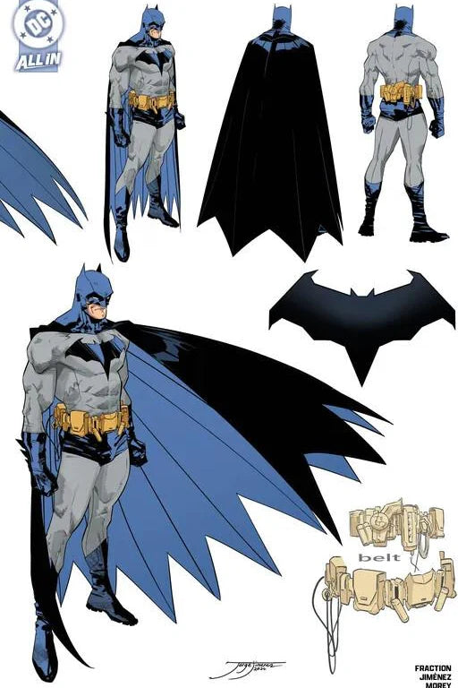 BATMAN (2025) #1 CVR O 5 COPY JORGE JIMENEZ DESIGN UNLOCK CARD STOCK VAR