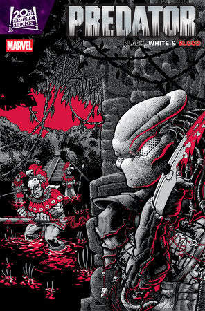 PREDATOR BLACK WHITE & BLOOD (2025) #2 GONZO VAR