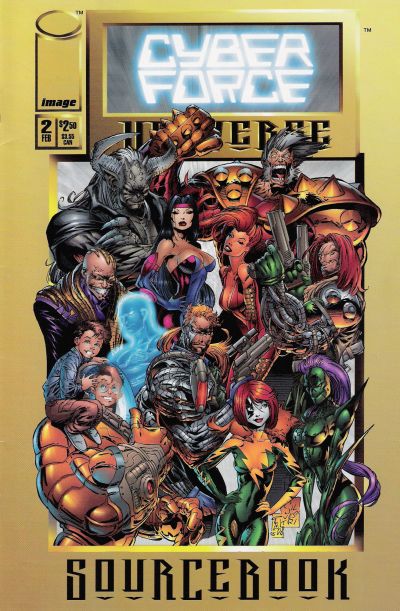CYBERFORCE UNIVERSE SOURCEBOOK (1994) - SET OF TWO