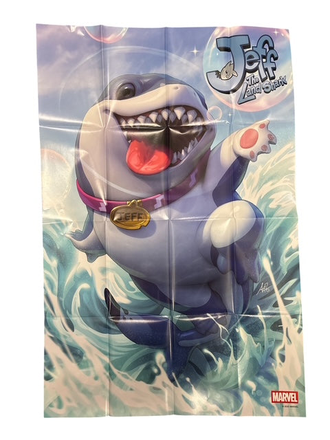 JEFF THE LAND SHARK BY ARTGERM FOLDED PROMO POSTER