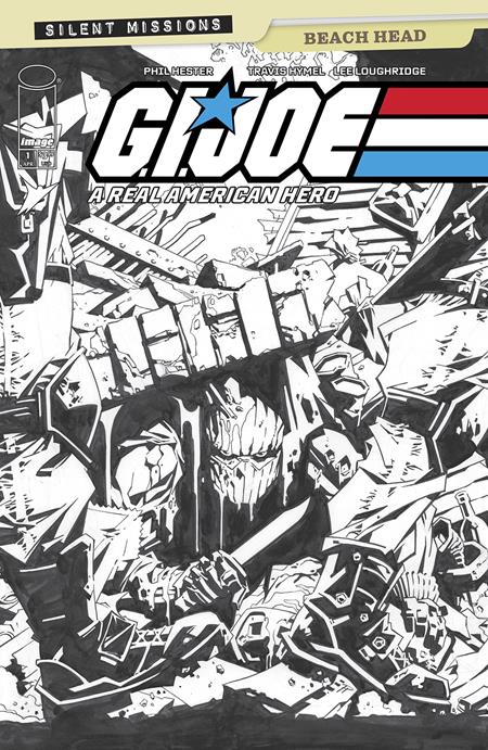 GI JOE A REAL AMERICAN HERO BEACH HEAD (2025) #1 (ONE SHOT) CVR C INC 1:10 PHIL HESTER B&W VAR
