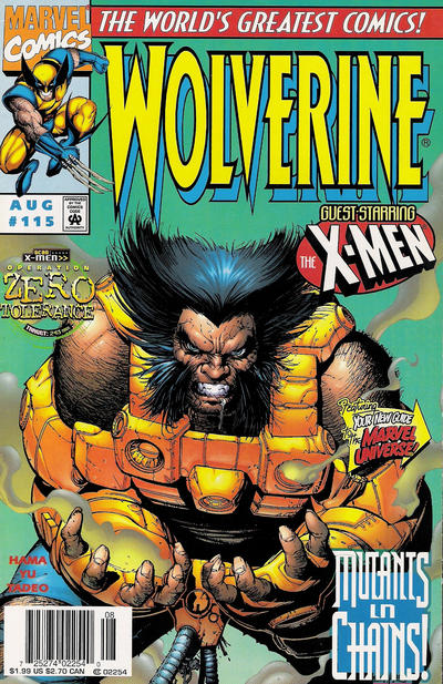 WOLVERINE (1988) #115 NEWSSTAND EDITION