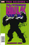 *SIGNED* DF TRUE BELIEVERS HULK PROF HULK #1 SIGNED BY PETER DAVID - SMUDGED SIGNATURE