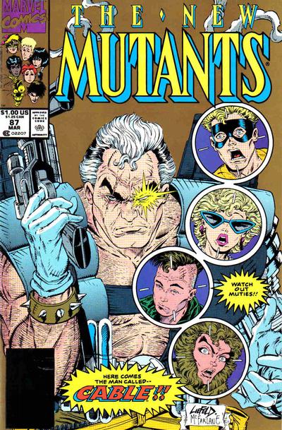 NEW MUTANTS (1983) #87 - FIRST APPEARANCE CABLE - SECOND PRINTING (VG/FN)