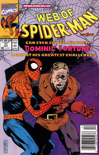 WEB OF SPIDER-MAN (1985) #71 NEWSSTAND EDITION