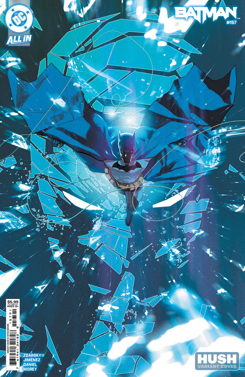 BATMAN (2016) #157 CVR D MITCH GERADS HUSH CARD STOCK VAR