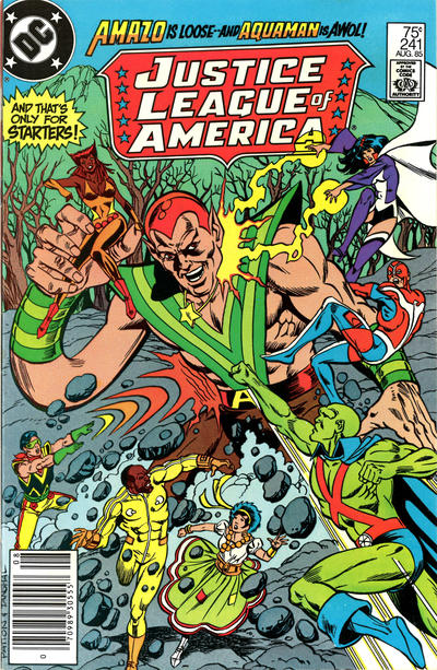 JUSTICE LEAGUE OF AMERICA (1960) #241 NEWSSTAND EDITION (FN)