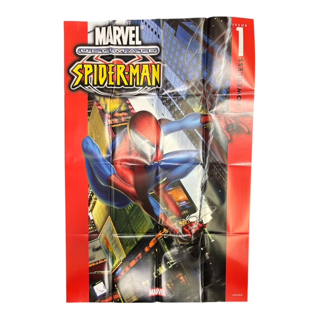 ULTIMATE SPIDER-MAN (2000) #1 FACSIMILE EDITION (2025) FOLDED PROMO POSTER