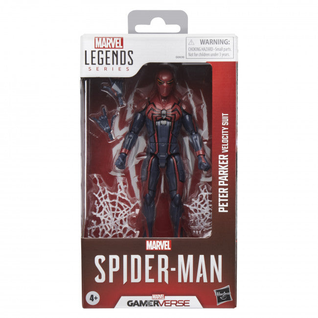 MARVEL LEGENDS SERIES GAMERVERSE VELOCITY SUIT PETER PARKER AF