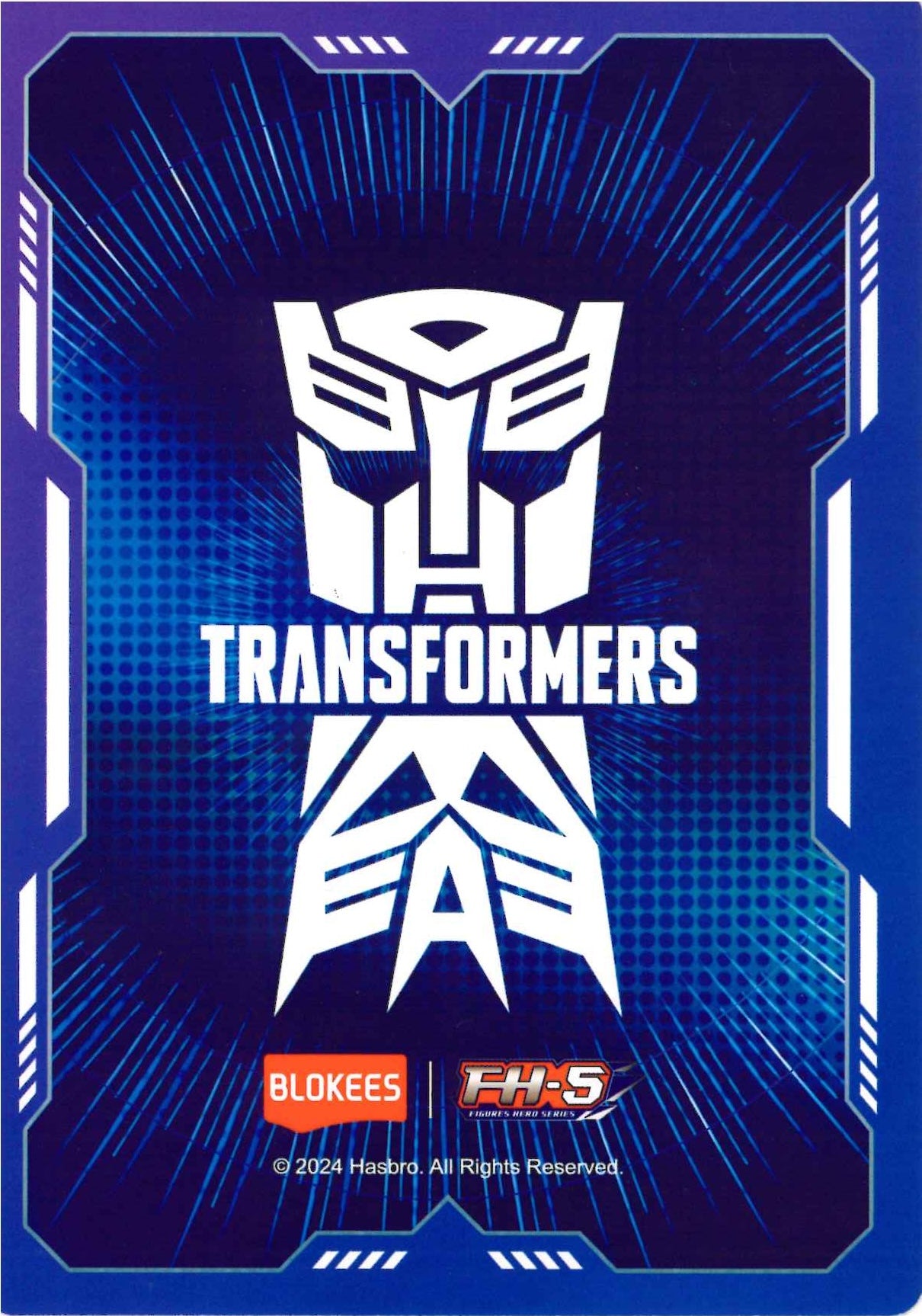 BLOKEES TRANSFORMERS DEFENDER VERSION 1 STANDARD COLLECTOR CARD