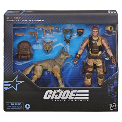 GI JOE CLASSIFIED SERIES #217 DUSTY AND COYOTE SANDSTORM AF