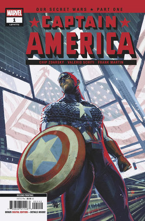 CAPTAIN AMERICA (2025) #1 2ND PRINTING BEN HARVEY VAR