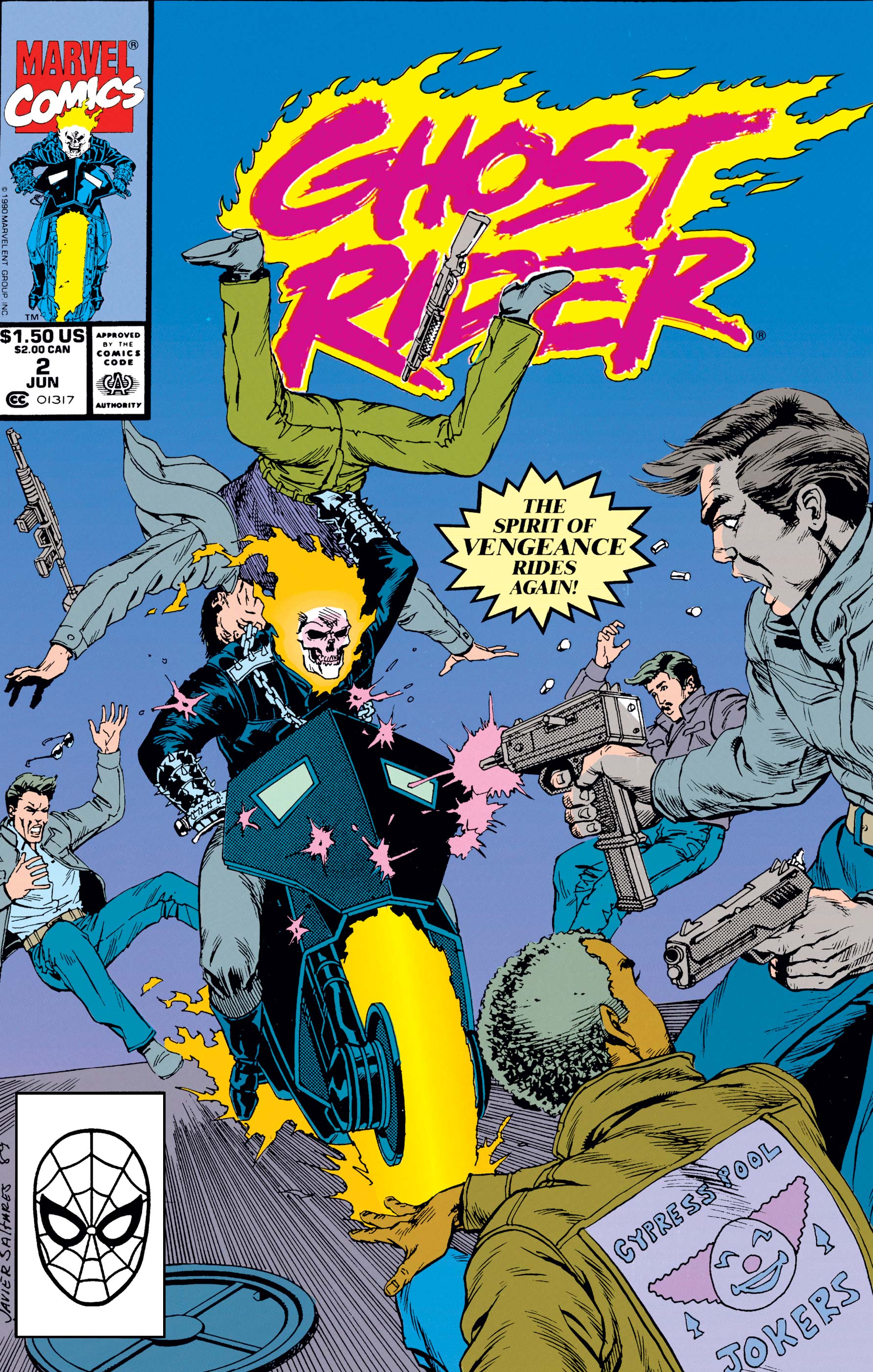 GHOST RIDER (1990) #2 - FIRST APPEARANCE BLACKOUT II