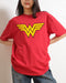 (2XL) WONDER WOMAN LOGO T-SHIRT RED