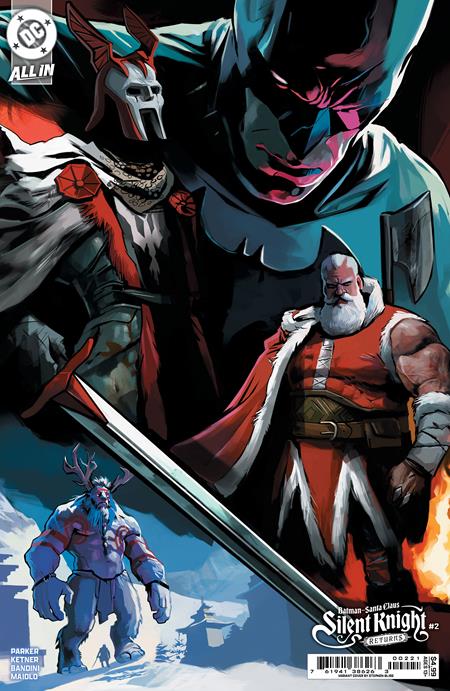 BATMAN SANTA CLAUS SILENT KNIGHT RETURNS (2024) #2 CVR B STEPHEN BLISS CARD STOCK VAR