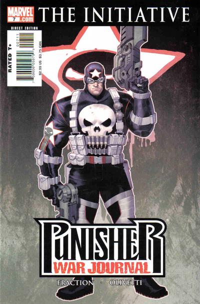PUNISHER WAR JOURNAL (2006) #7 50/50 CVR A CAP PUNISHER (VF/NM)