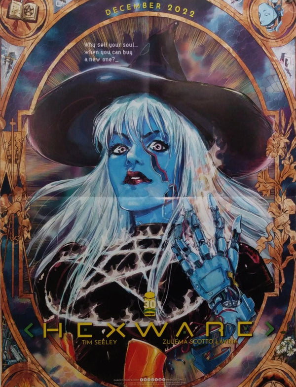 ART BRUT / HEXWARE DOUBLE SIDED FOLDED PROMO POSTER