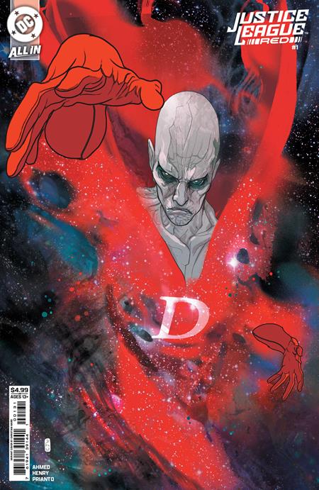 JUSTICE LEAGUE RED (2025) #1 CVR C CHRISTIAN WARD CARD STOCK VAR
