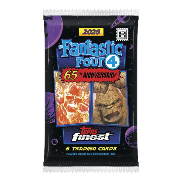 2026 TOPPS FINEST MARVEL FANTASTIC FOUR HOBBY PACK