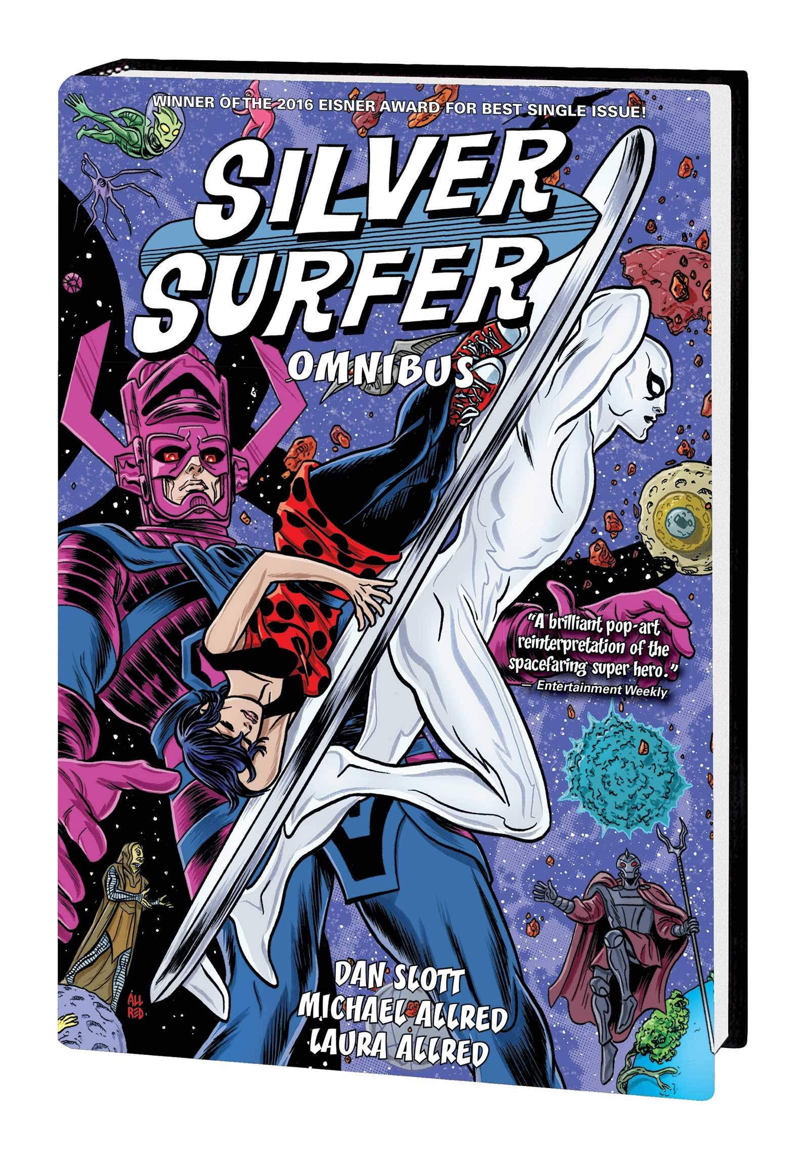 SILVER SURFER SLOTT ALLRED OMNIBUS HC WRPAD CVR NEW PTG