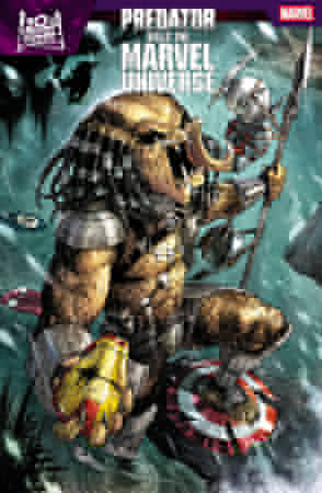 PREDATOR KILLS THE MARVEL UNIVERSE (2025) #1 MICHELE BANDINI FOIL VAR