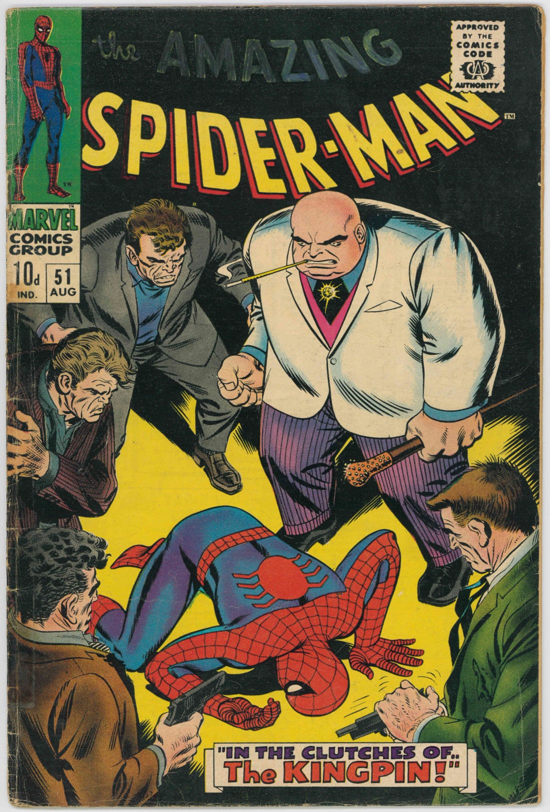 AMAZING SPIDER-MAN (1963) #51 UK EDITION (GD-VG)