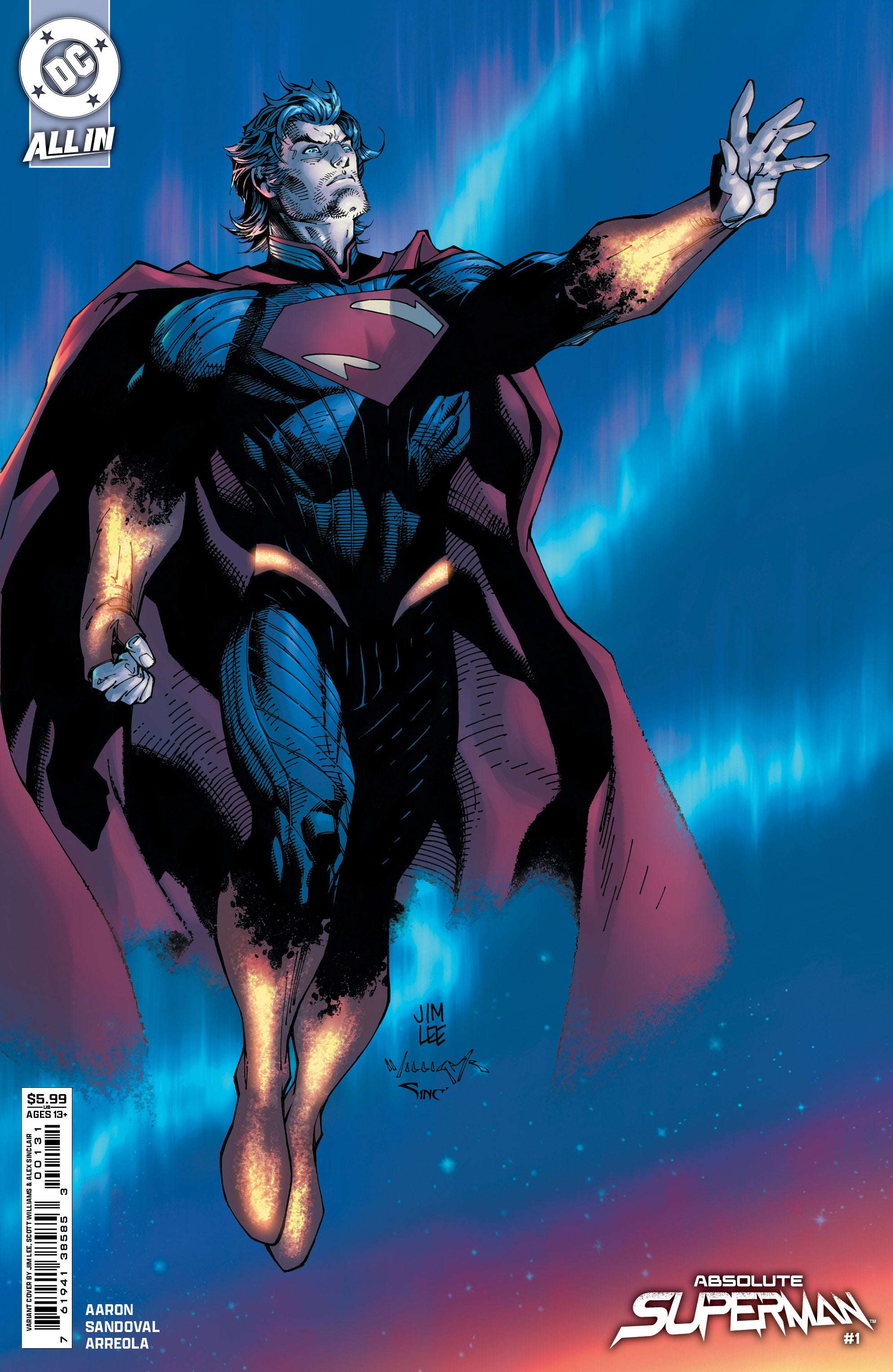 ABSOLUTE SUPERMAN (2024) #1 CVR C JIM LEE CARD STOCK VAR