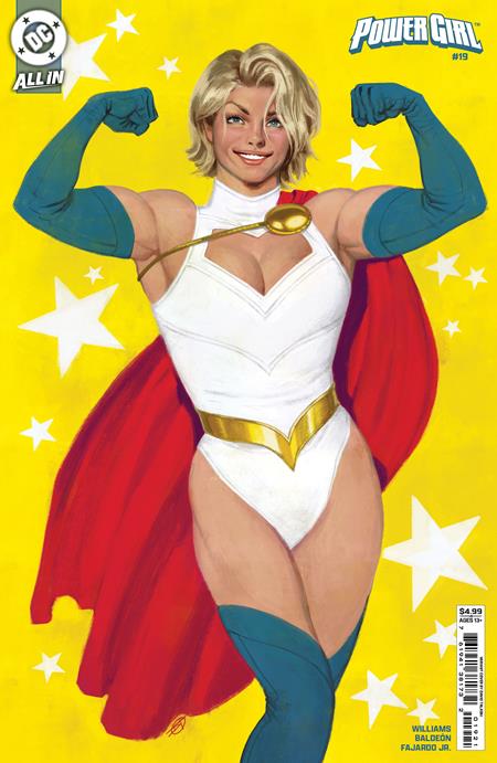 POWER GIRL (2023) #19 CVR B DAVID TALASKI CARD STOCK VAR