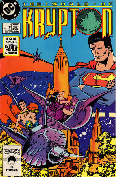 WORLD OF KRYPTON (1987) - SET OF FOUR