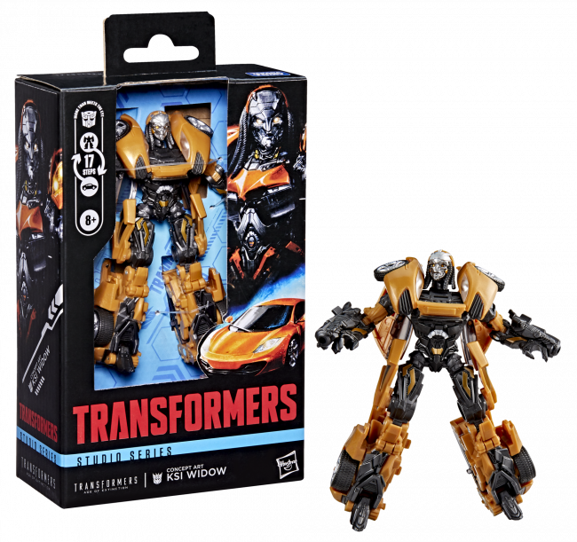 TRANSFORMERS STUDIO SERIES DELUXE CLASS AGE OF EXTINCTION CONCEPT ART KSI WIDOW AF